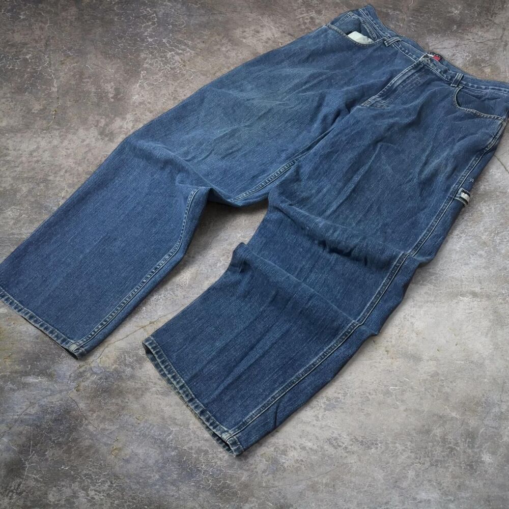 Tommy-hilfiger Men's Blue and Navy Jeans
